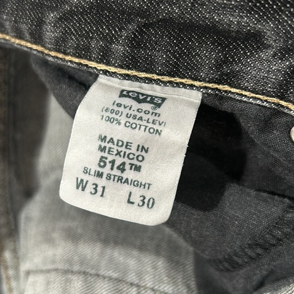 Men pants Levi’s 514 W31 L30 Black - Picture 8 of 8